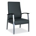 Alera Black Chairs/Stools, 24.6" W 26.96" L 42.91" H, Curved Loop, Polyurethane Seat ALEML2419